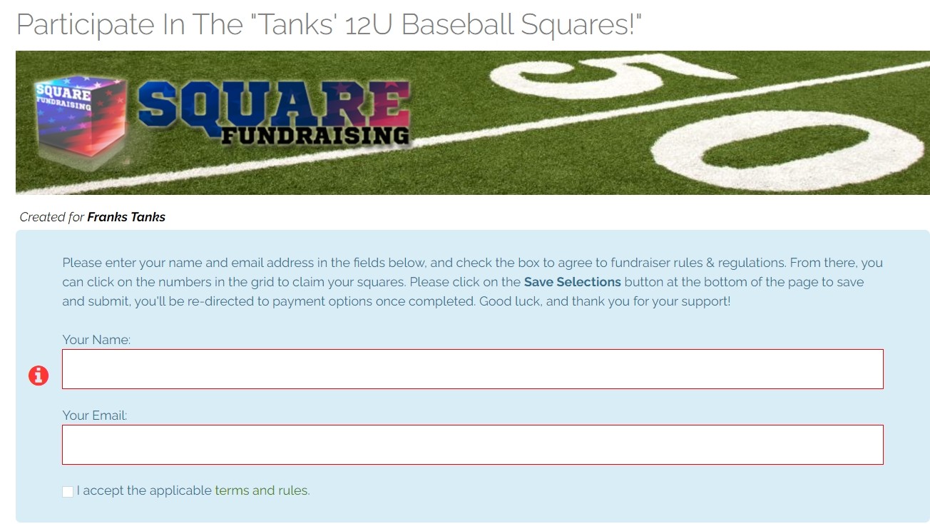 free football squares